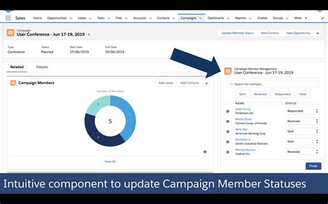 Click Advanced Setup on a <b>campaign</b> detail page. . How to add campaign member status in salesforce
